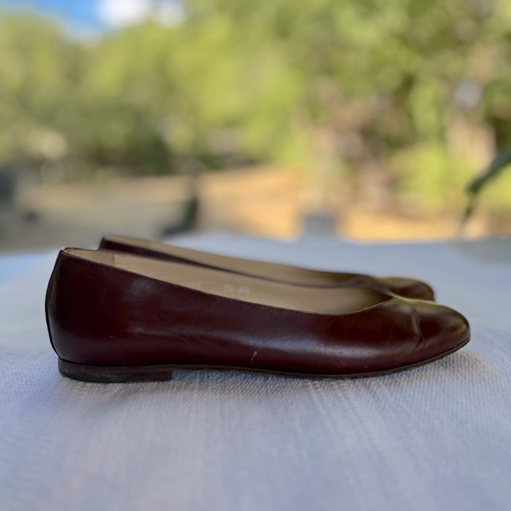 Ralph Lauren Brown Flats
